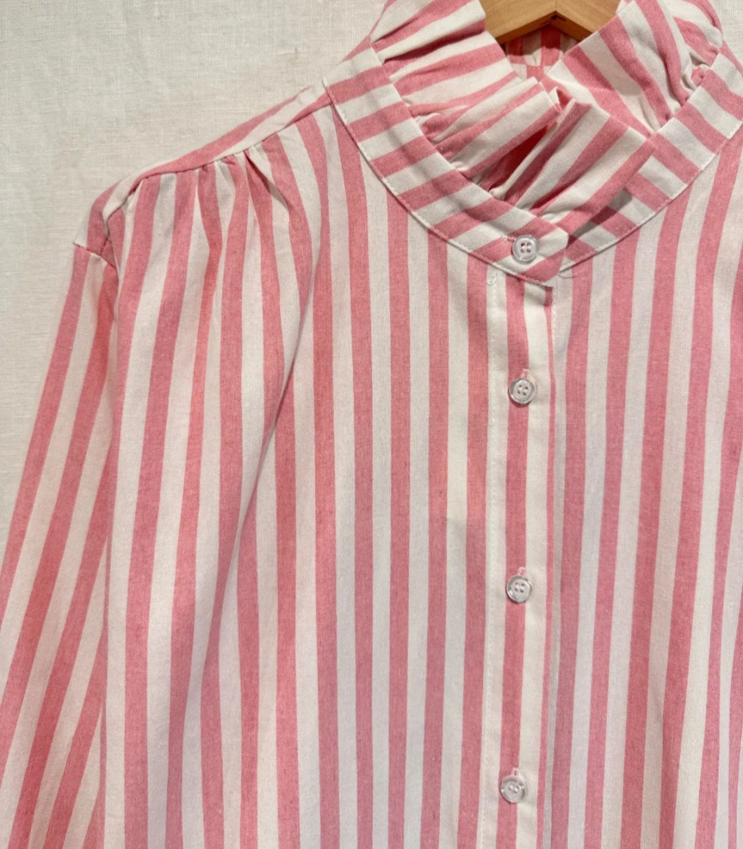 Blouse manches longues rayée