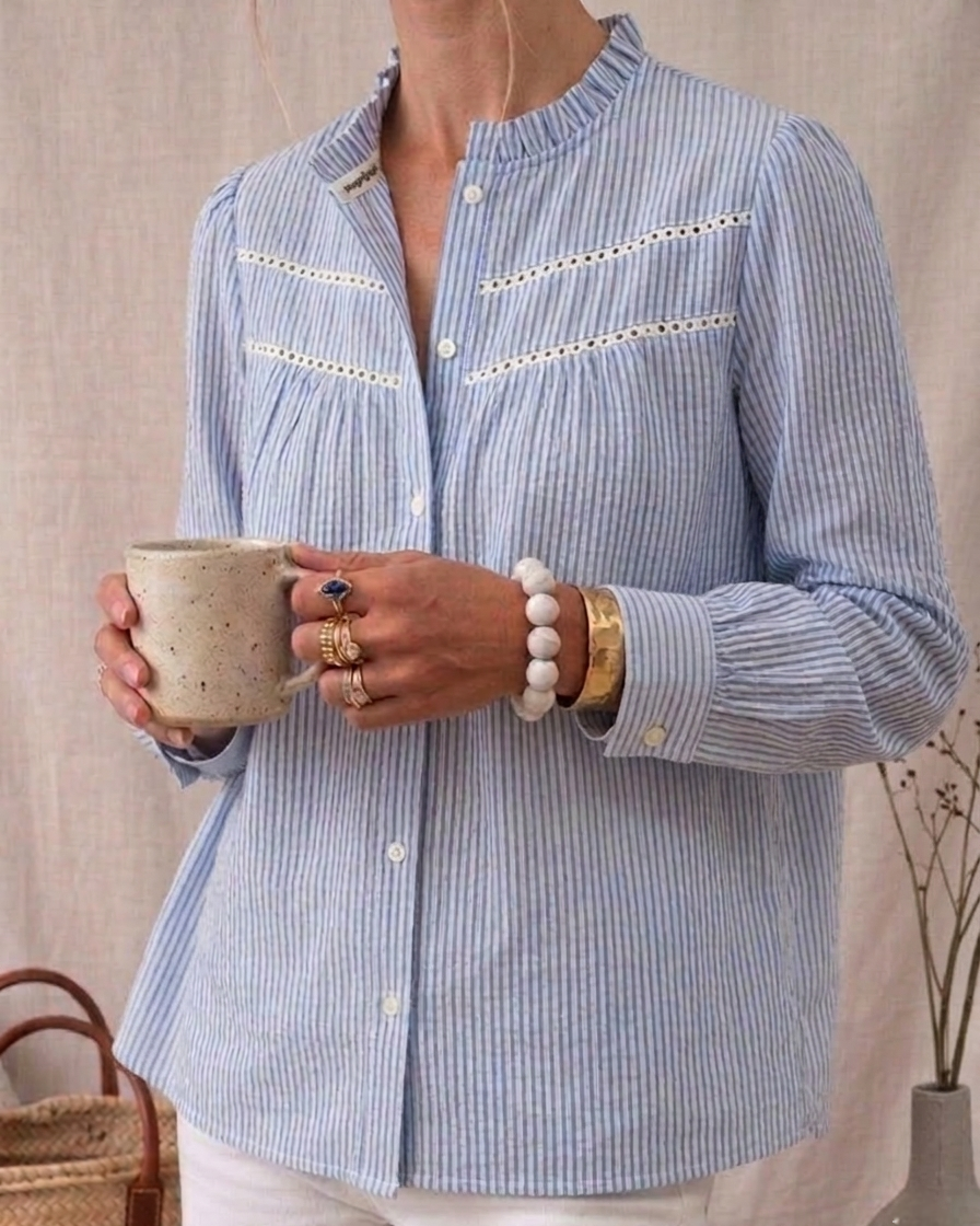 Chemise femme rayée